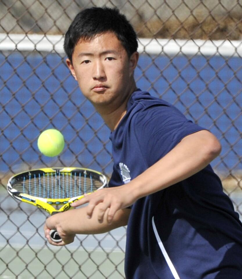 Photo Gallery: Flintridge Prep vs. Maranatha nonleague boys tennis