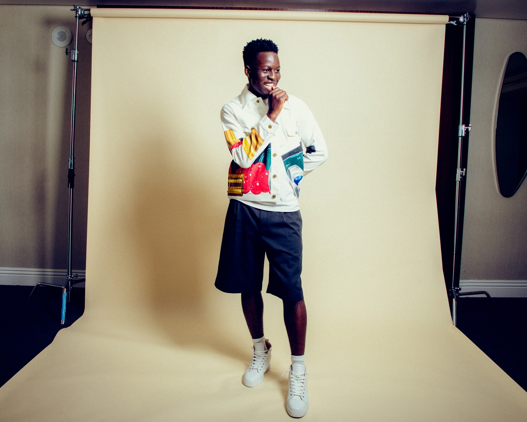 Actor poses for a portrait
