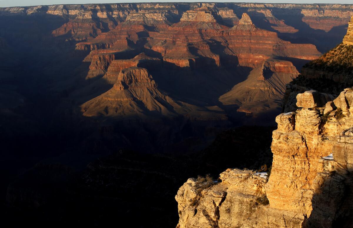 Formed by the meandering Colorado River, the Grand Canyon is 277 miles long, 18 miles wide and a mile deep. More than 5 million visitors flock to the national park annually.