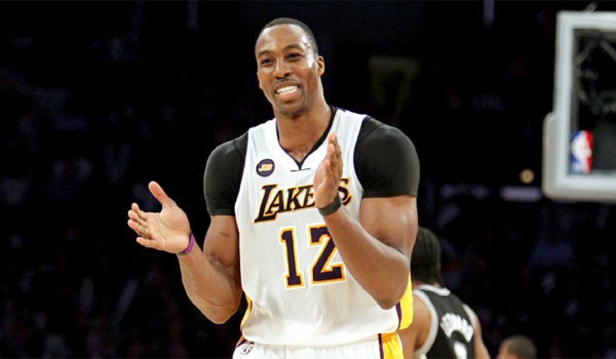 Lakers center Dwight Howard spent most of the NBA hiatus at a home he owns in the Atlanta area.