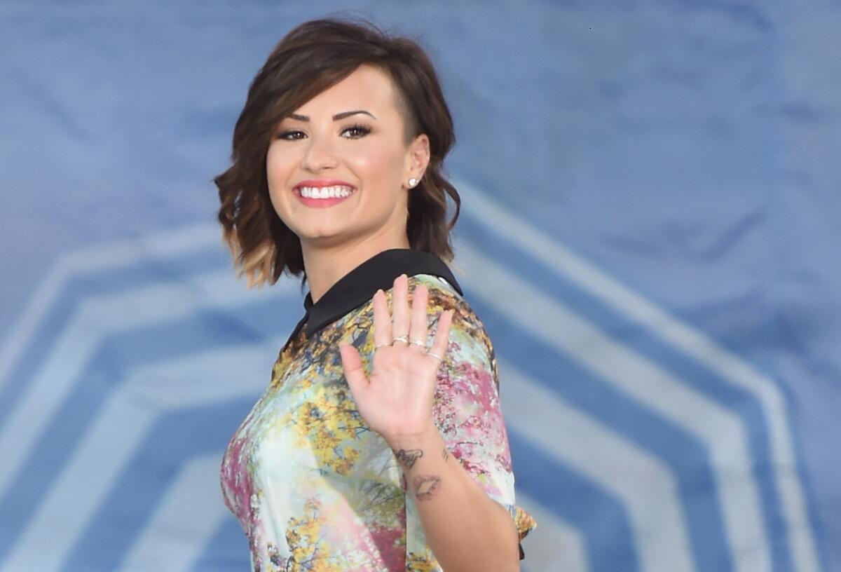 A trespasser was reported at Demi Lovato's Hollywood Hills home, police say.