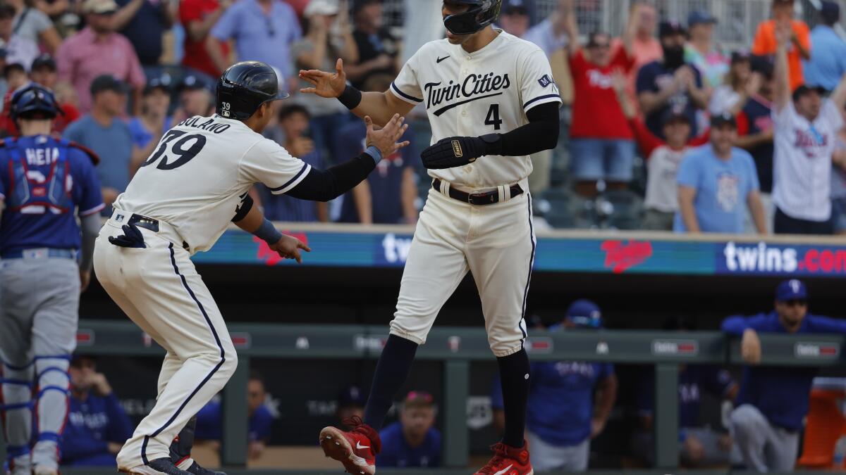 Michael A. Taylor draws walk-off walk in Twins' 13-inning win vs. Texas