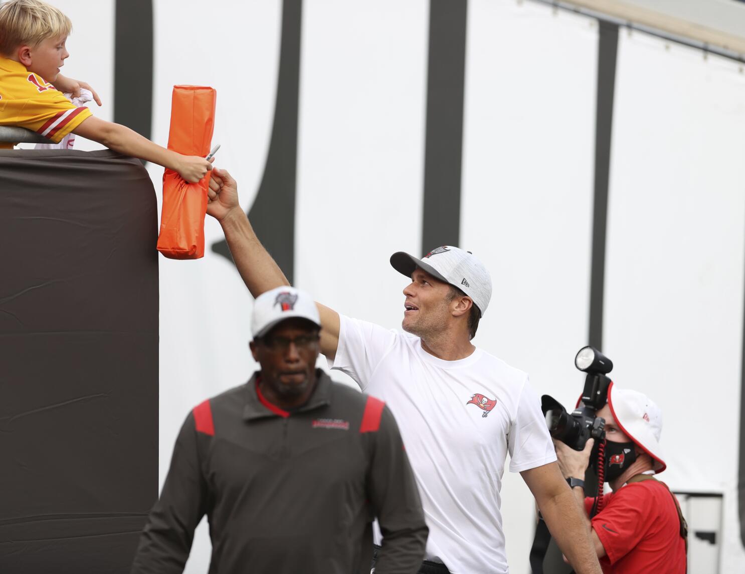 Tom Brady and his boat were front and center at the Buccaneers