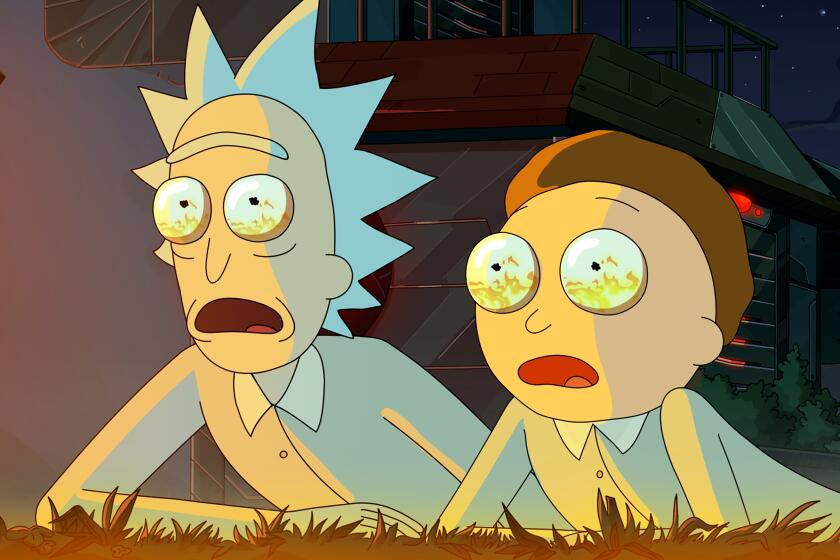 A scene from season 6 of RICK AND MORTY.