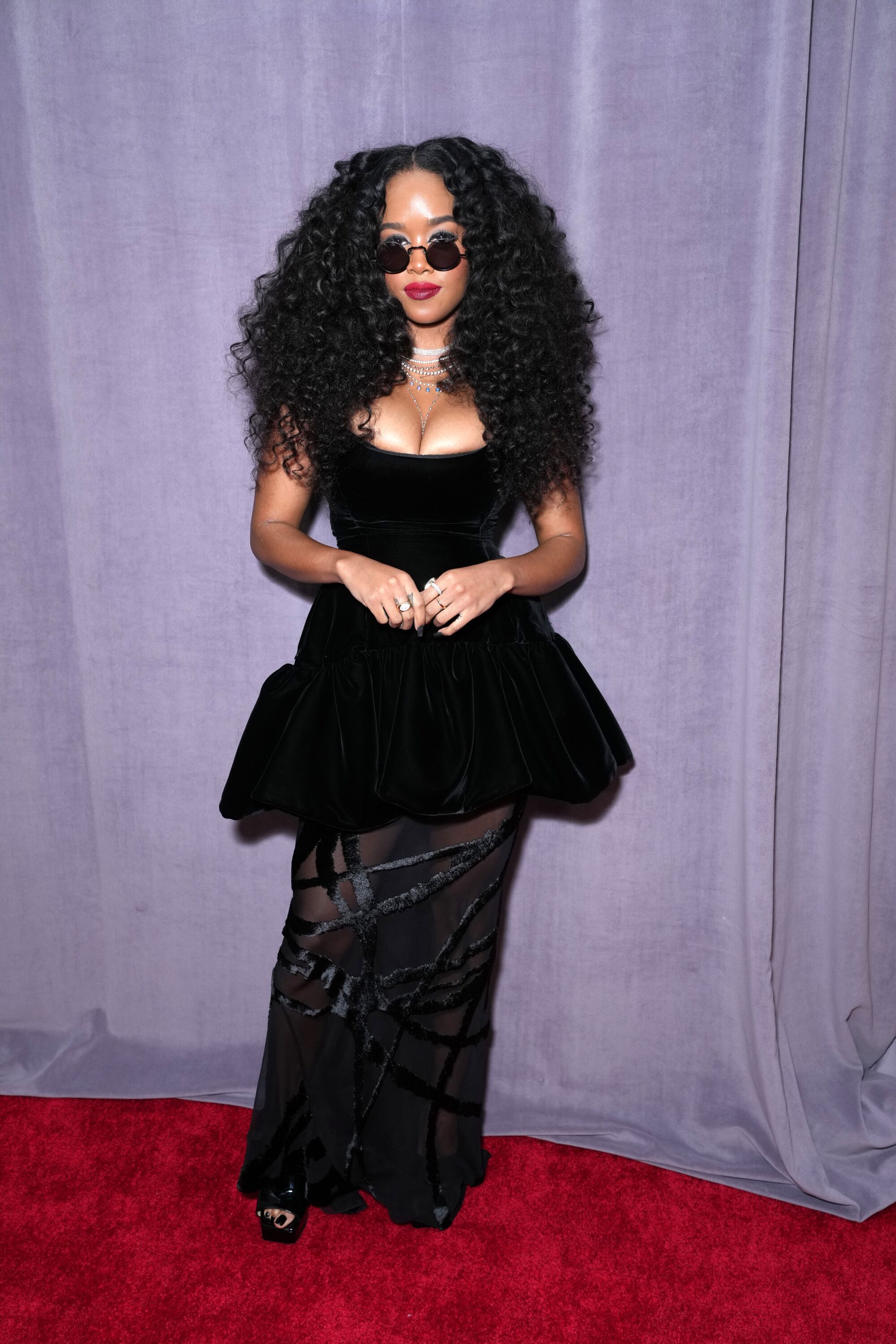 H.E.R. at the 65th Grammy Awards.