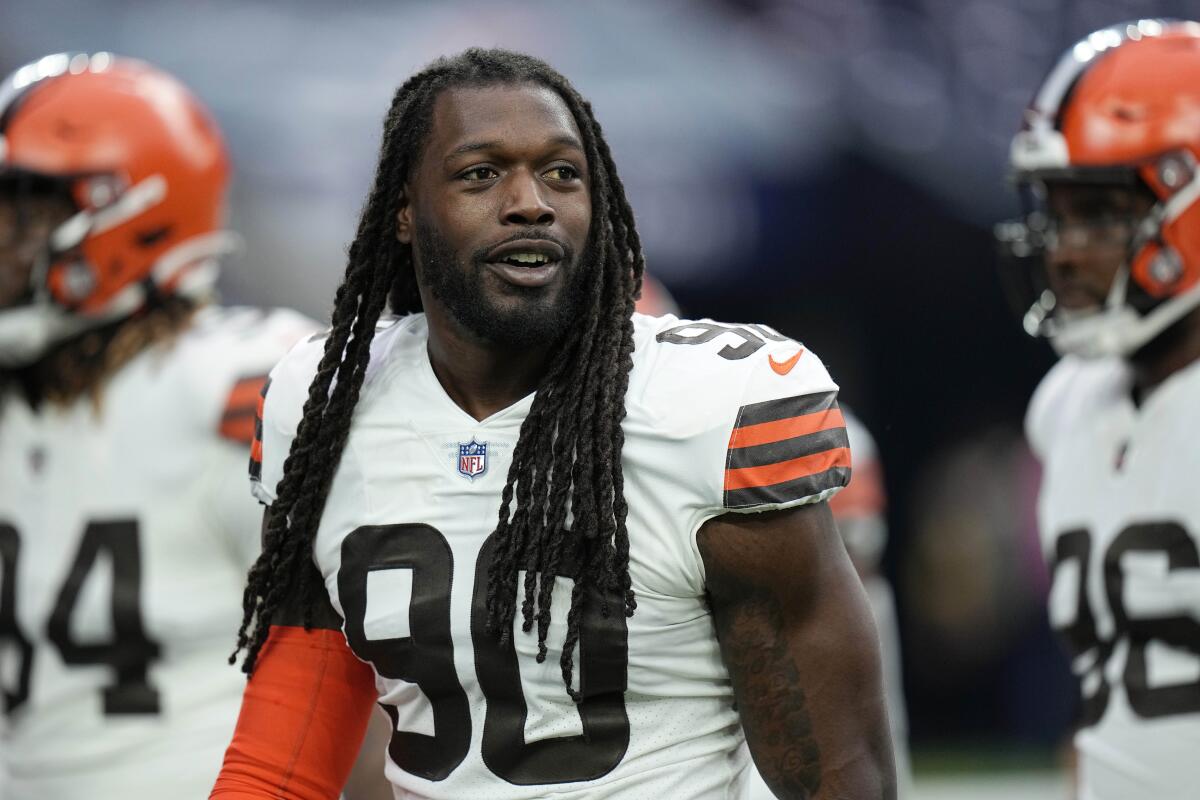 Browns DE Clowney in concussion protocol, S Johnson hurt - The San