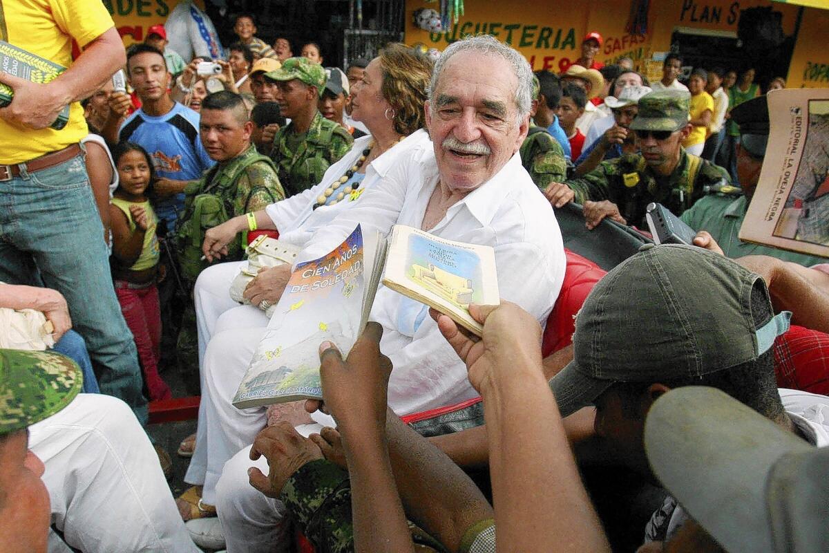 Gabriel Garcia Marquez, with his wife, Mercedes Barcha, in May 2007.
