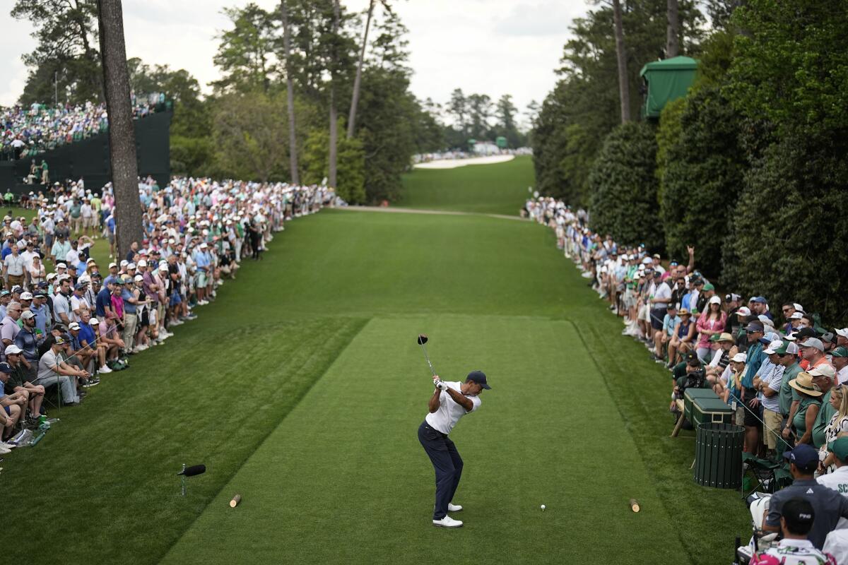 Masters: Tiger Woods tee time, group for Round 1 2023 at Augusta