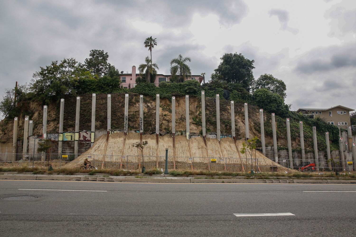 Eagle Rock's 'Pillarhenge' will finally disappear. In its place, a giant boat?