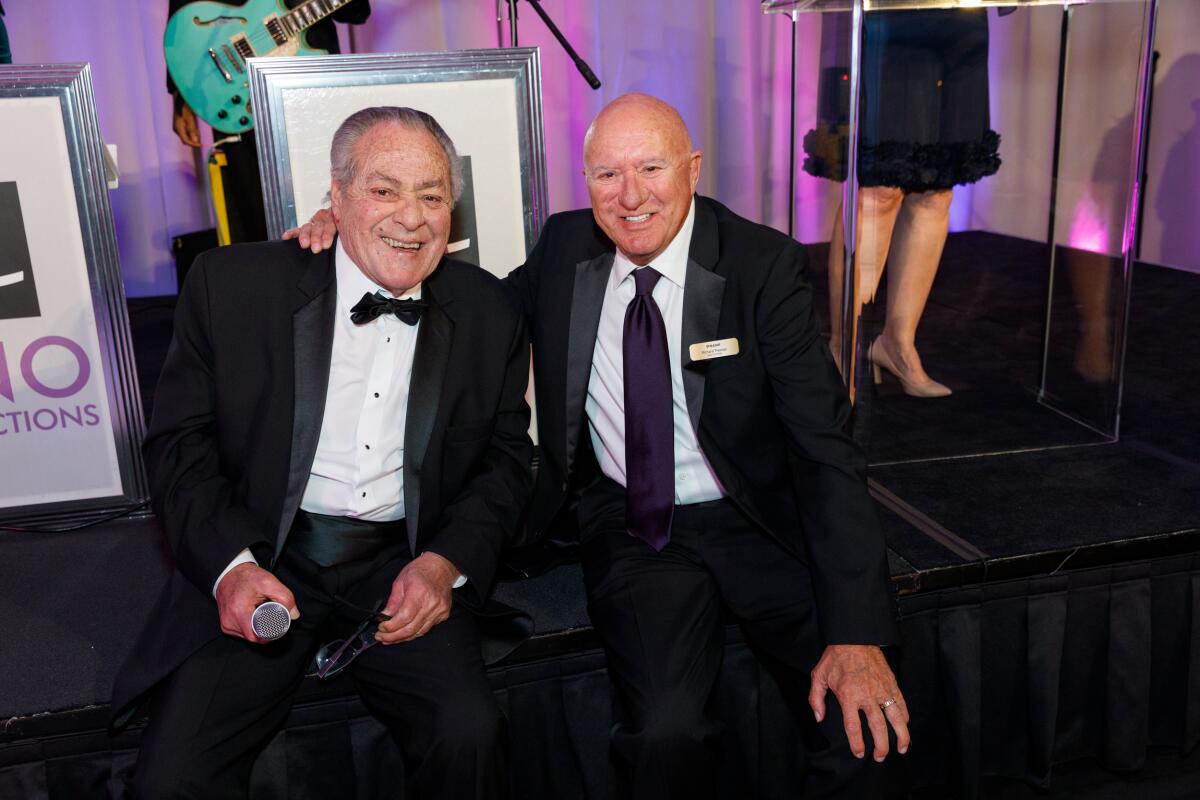 Let’s be Frank About Cancer gala chairman Frank Di Bella and gala co-chair Richard Thomas.