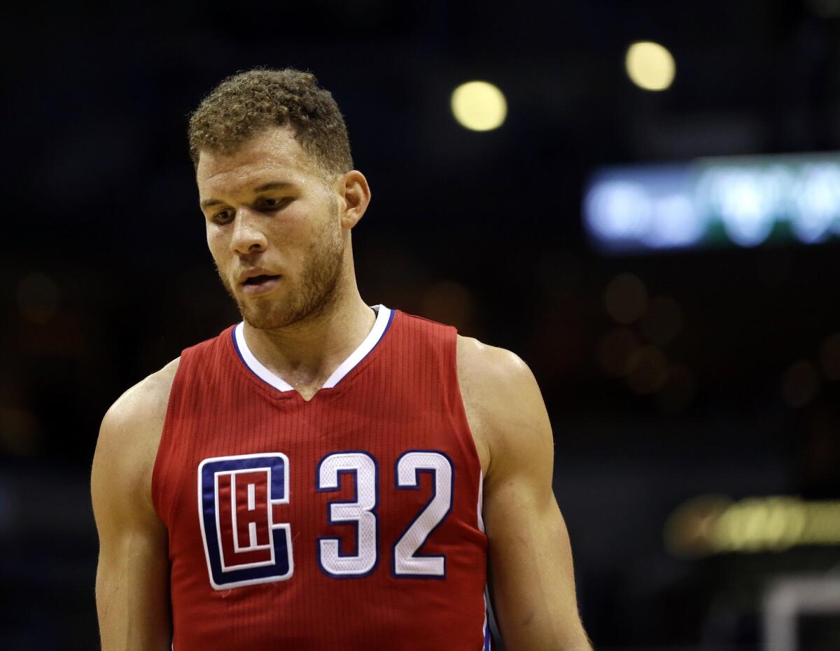 Blake Griffin plays against Milwaukee on Dec. 9.