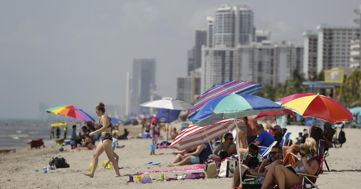 Sebagian besar penduduk baru di Florida dan Texas tahun lalu berasal dari negara lain