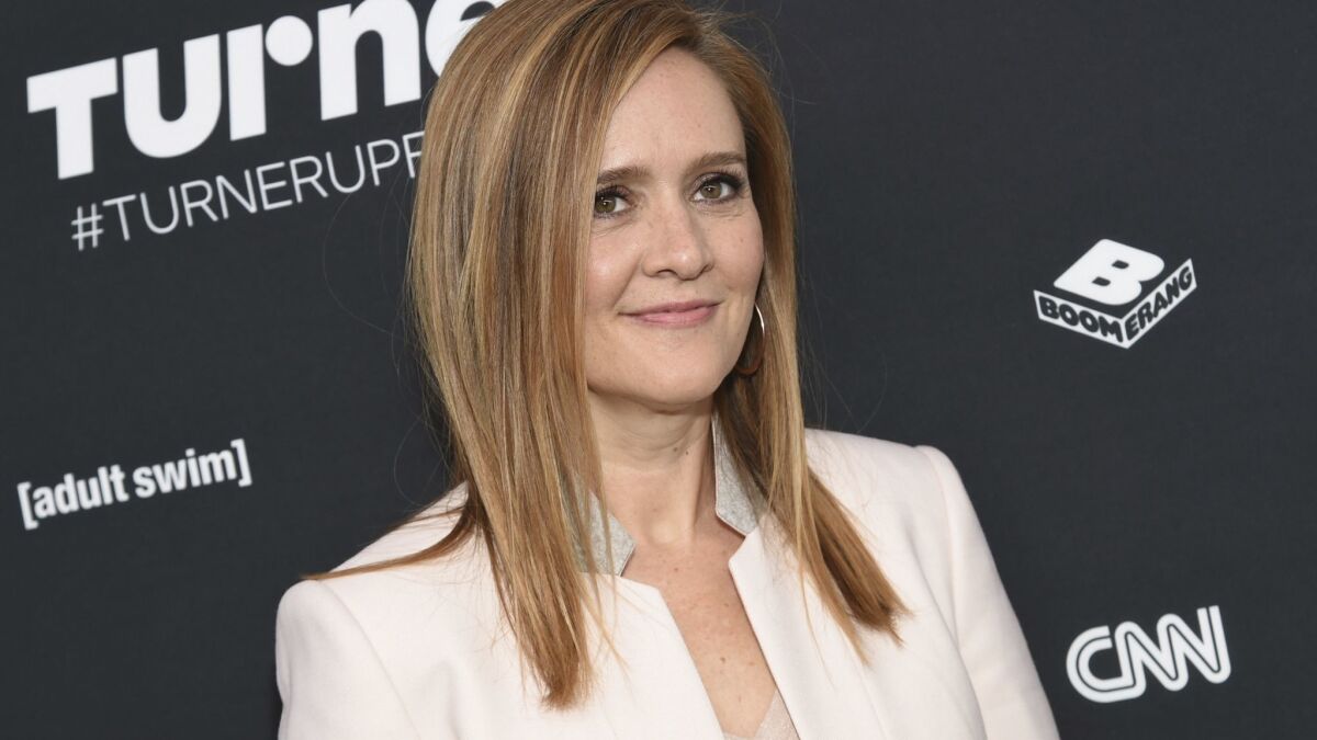 Samantha Bee attends the Turner Network 2016 Upfronts in New York.