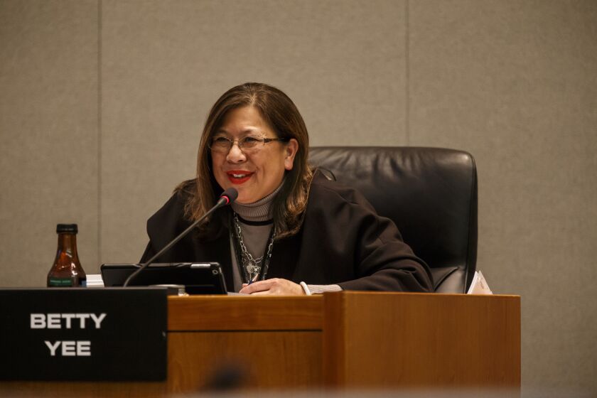 An audit found prevalent and severe deficiencies in the Panoche Water District’s administrative and accounting controls from 2013 to 2015, according to a review released Tuesday by state Controller Betty Yee, shown in Sacramento on Dec. 19.