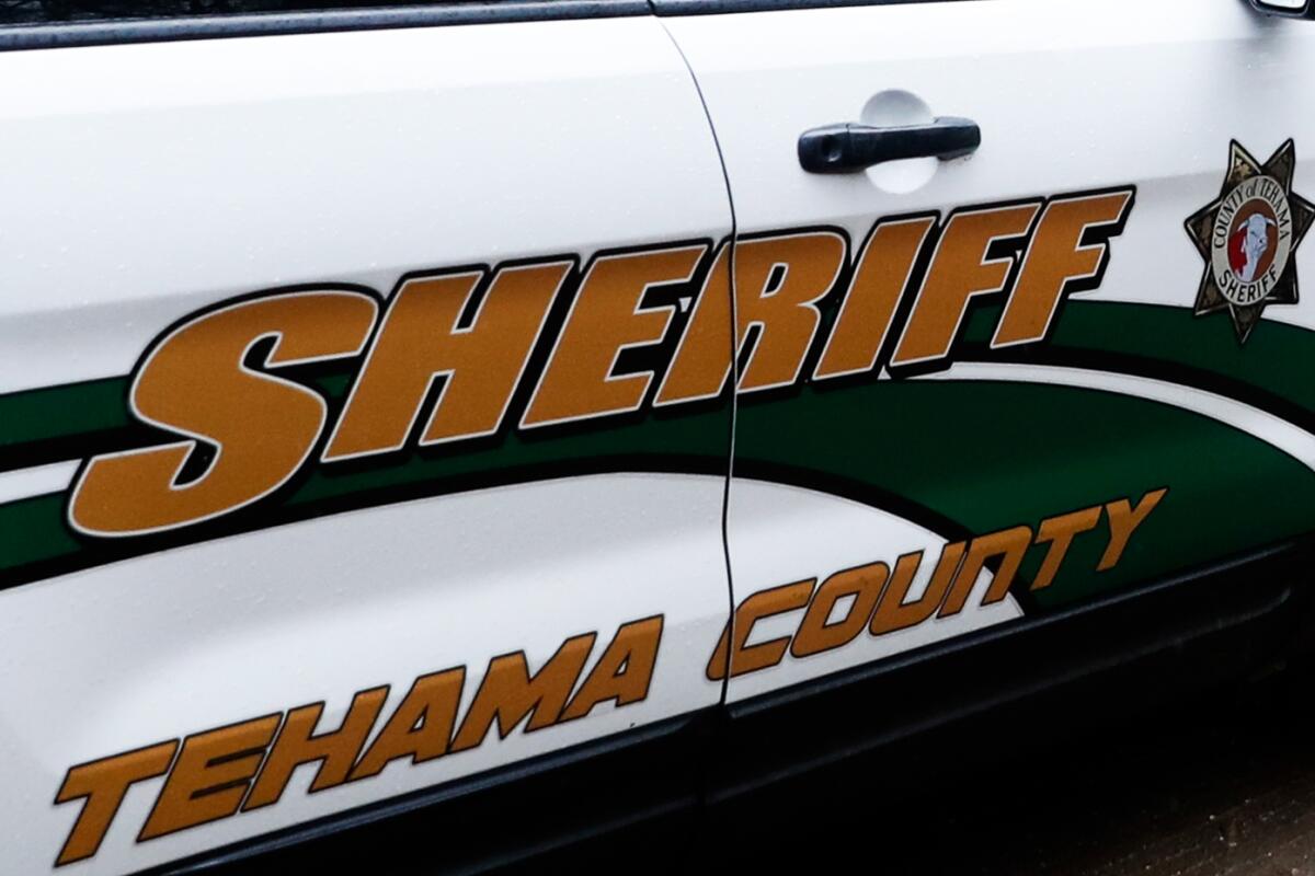 Tehama County sheriff car