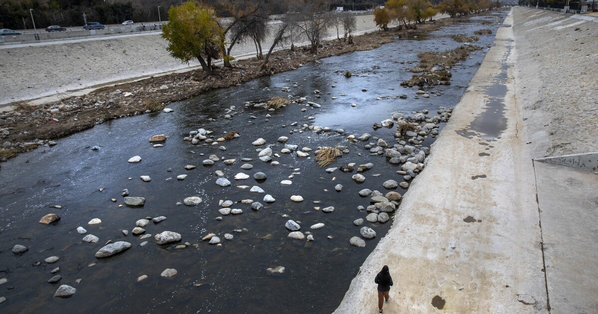 A battle is brewing over the L.A. River's murky runoff - Los Angeles Times
