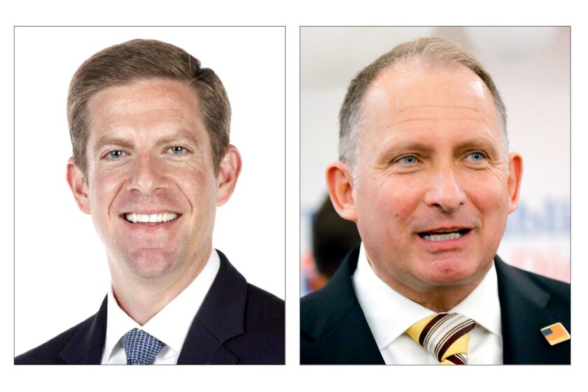 The candidates for the 49th Congressional District are Democratic Rep. Mike Levin and Republican Brian Maryott, the former mayor of San Juan Capistrano.