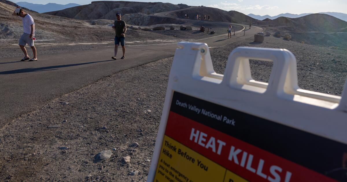 Demise Valley Nationwide Park claims one other life in brutal summer season warmth