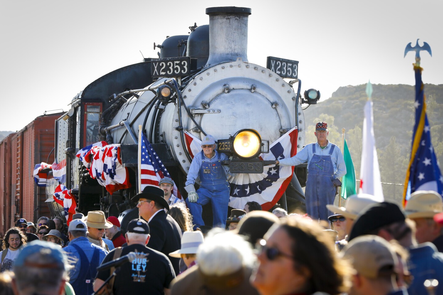 Spreckels' 'Impossible Railroad' celebrates 100 years with gold spike