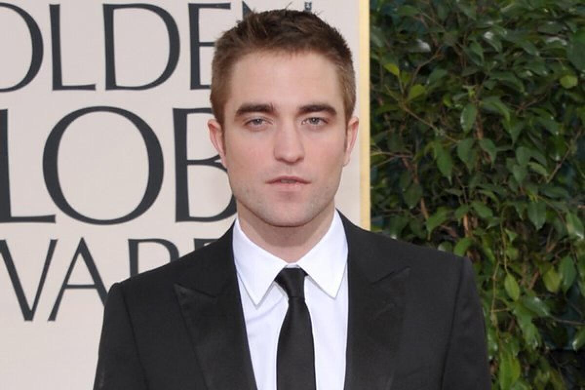Robert Pattinson on the red carpet at the 70th annual Golden Globe Awards on Sunday.