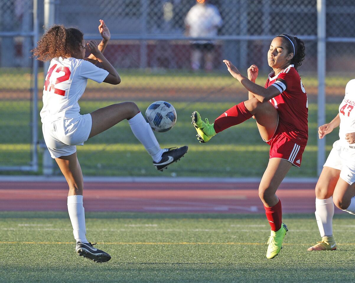 Photo Gallery: Burroughs vs. Pasadena in Pacific League girls' soccer