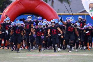 Unbeaten Los Alamitos has a big game against Servite on Friday night at Cerritos College.