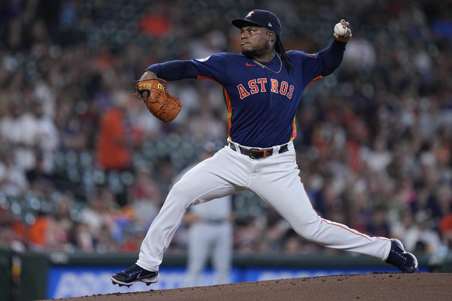 Astros' Framber Valdez throws no-hitter vs Guardians on 93 pitches - WTOP  News