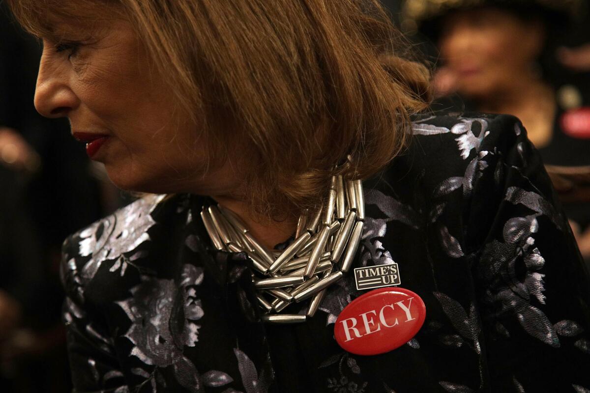 Rep. Jackie Speier (D-Hillsborough) and House Democrats plan to wear black this evening in support the #MeToo and #TimesUp movements.