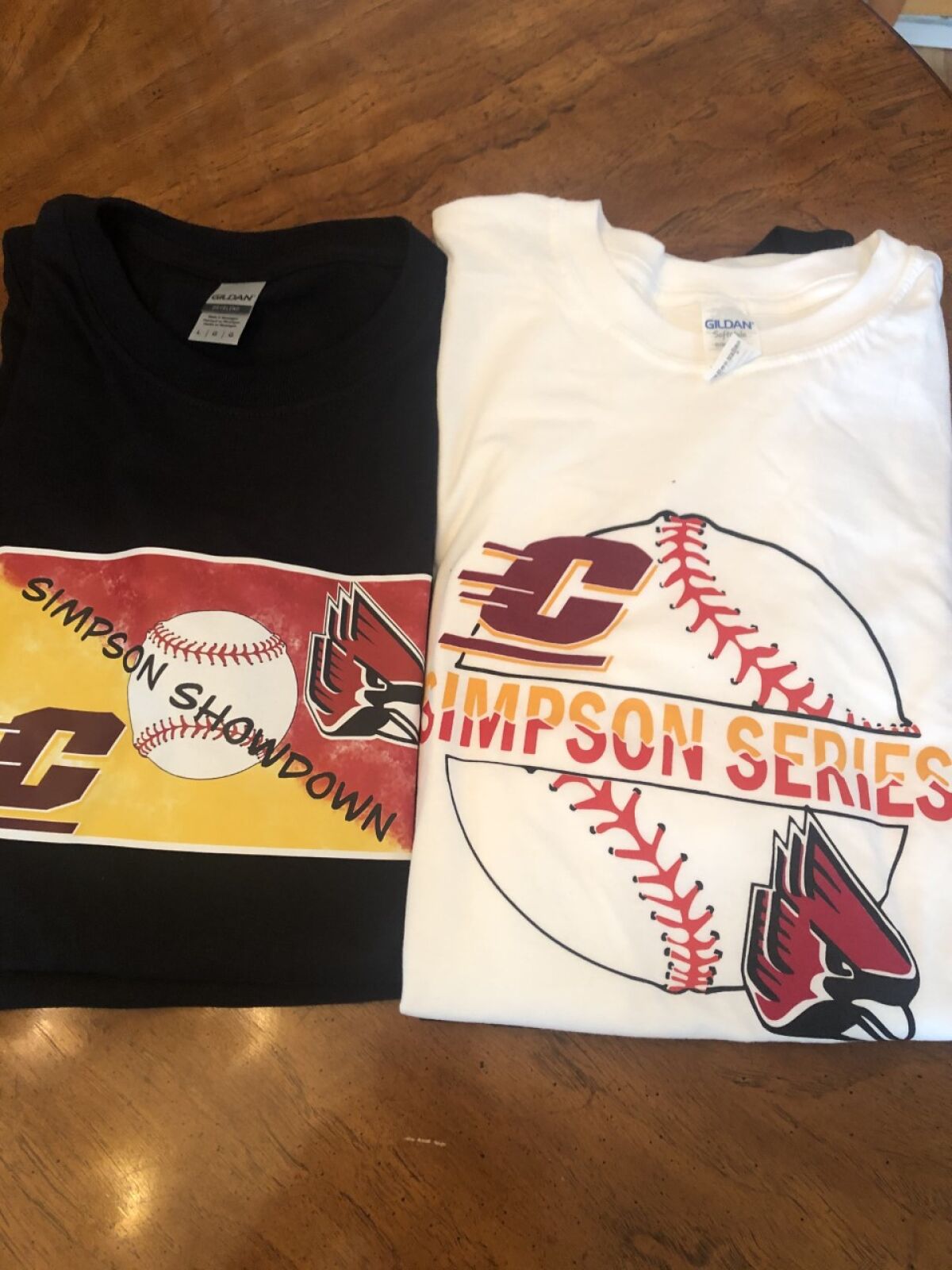 T-shirts made for the Simpson brothers showdown involving Central Michigan and Ball State.