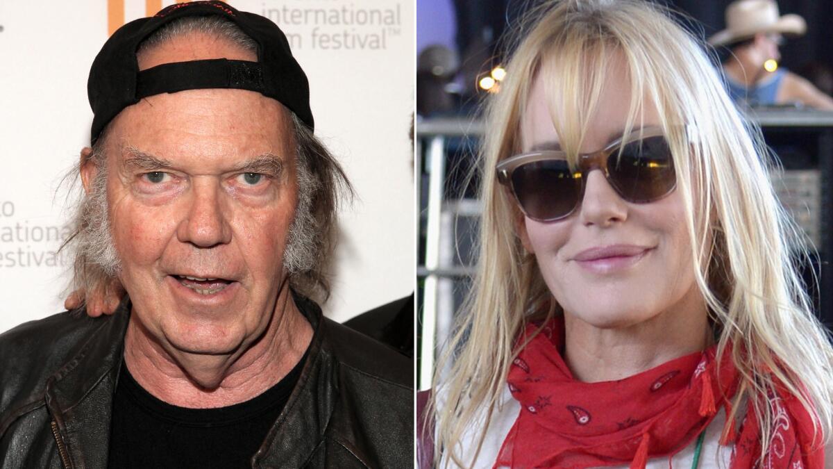 Neil Young and Daryl Hannah were spotted getting cozy in the L.A. area this week.