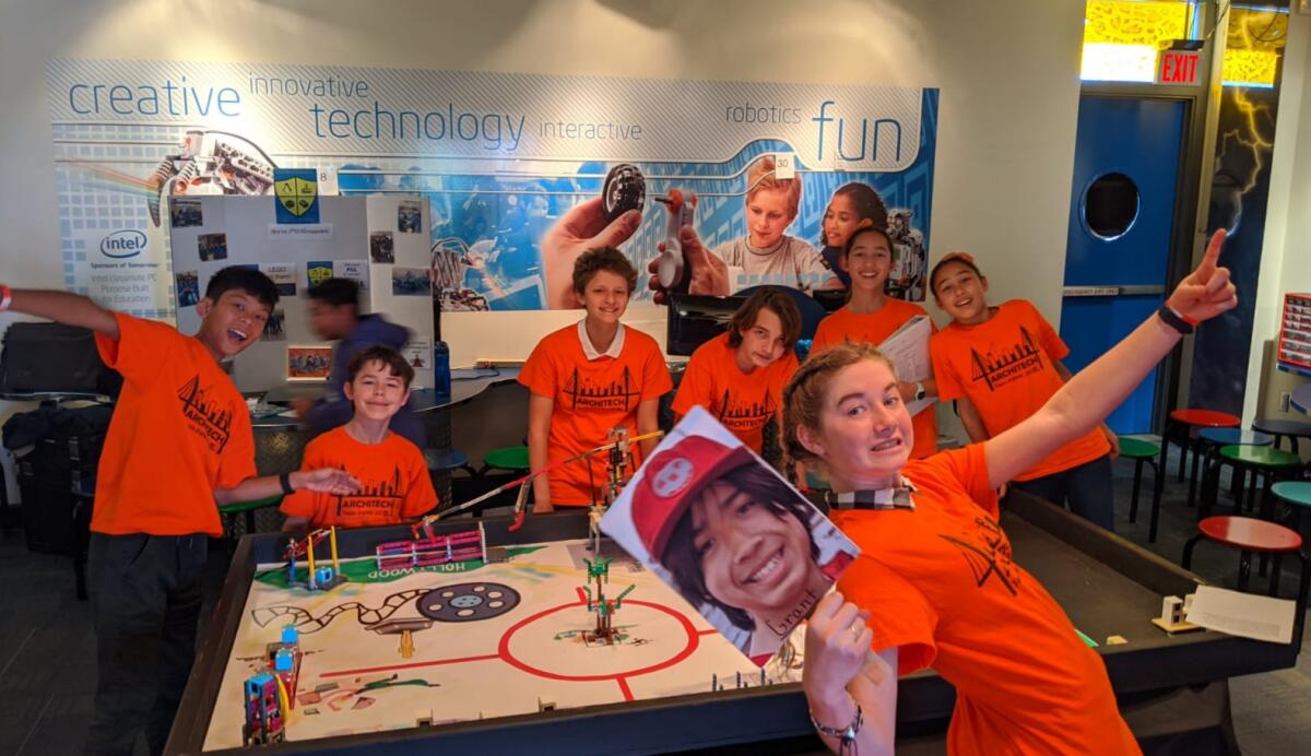 Team Architech from Muirlands Middle School are this year’s First LEGO League Spring Showdown winners.