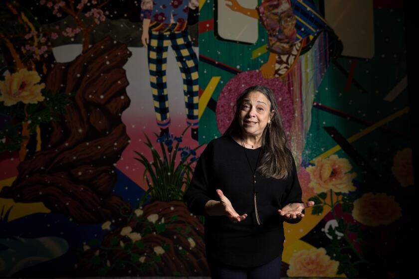 NEW YORK, NY — 12/16/19: Melanie Joseph, artistic producer and founder of the Foundry Theatre, stands for a portrait on Houston Street on Monday, December 16, 2019 in New York City. (PHOTOGRAPH BY MICHAEL NAGLE / FOR THE TIMES)