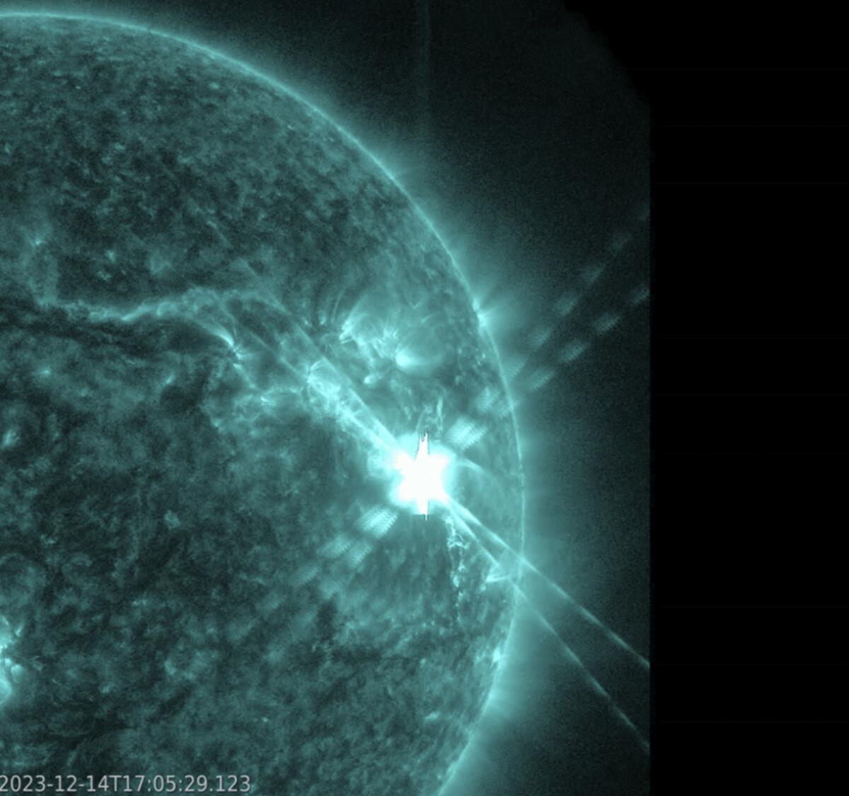 Esta fotografía proporcionada por el Observatorio de Dinámica Solar de la NASA 