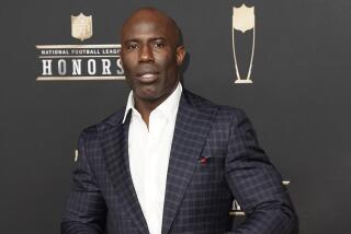 Former NFL player Terrell Davis arrives at the 8th Annual NFL Honors at The Fox Theatre on Saturday, Feb. 2, 2019, in Atlanta