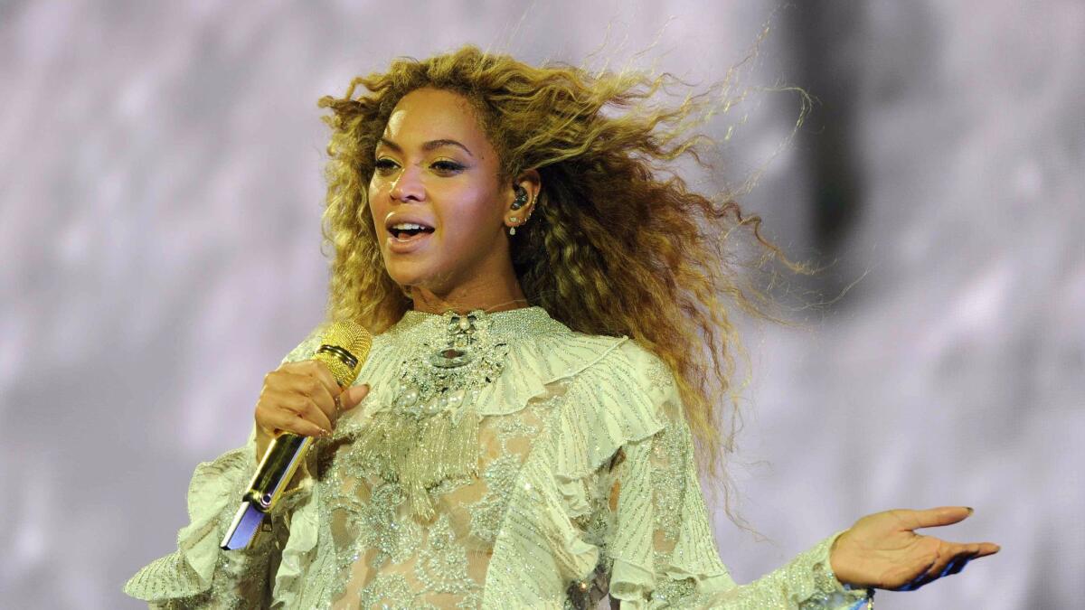 Beyoncé performs during the Formation World Tour.