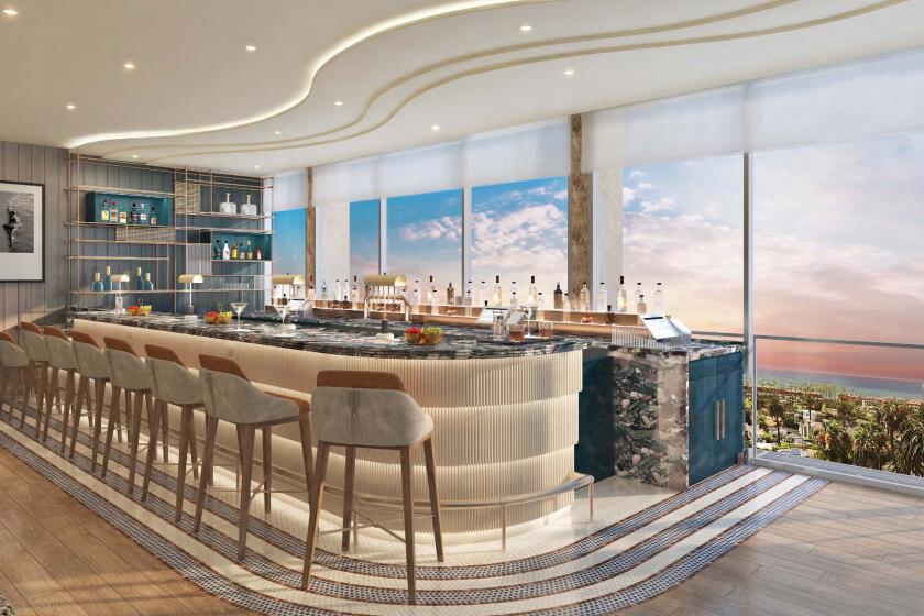 Rendering shows the new 100-seat Sea & Sky restaurant.