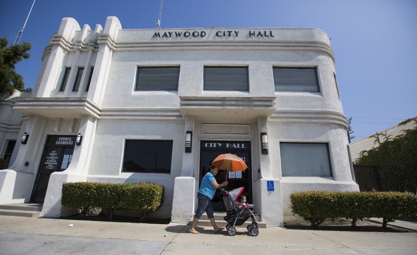 The city of Maywood was the target of a state audit program aimed at preventing cities from ending up like the city of Bell, where a corruption scandal in 2010 led to the conviction of seven city officials.