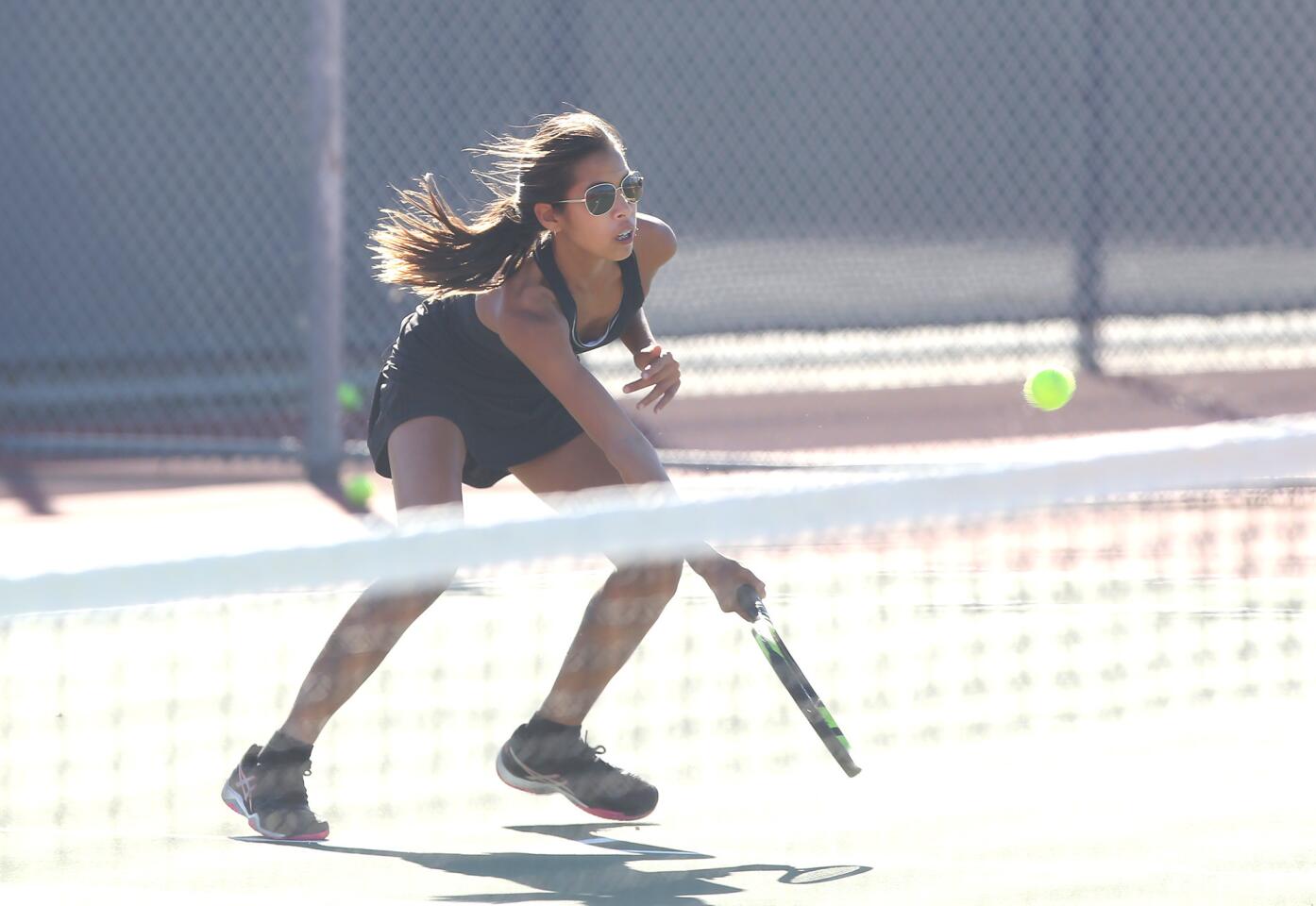 Photo Gallery: Huntington Beach vs. Edison in girls' tennis