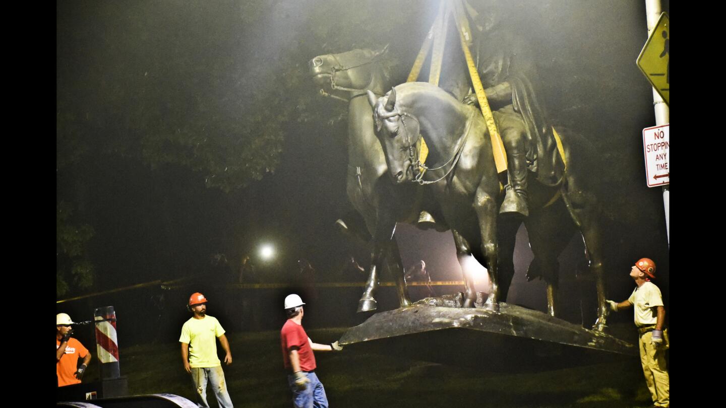 Monument removed