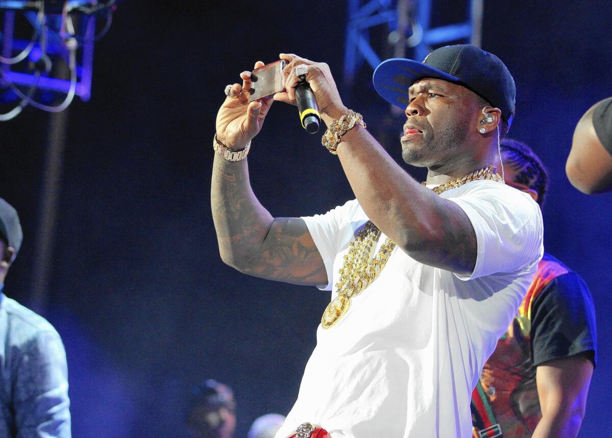 Rapper 50 Cent's new album is "Animal Ambition."