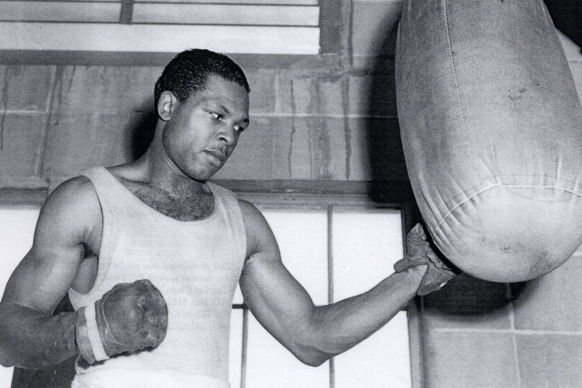 San Diegos Archie Moore, light heavyweight champion of the world, 19521959. Credit for all the photos: courtesy of San Diego State University