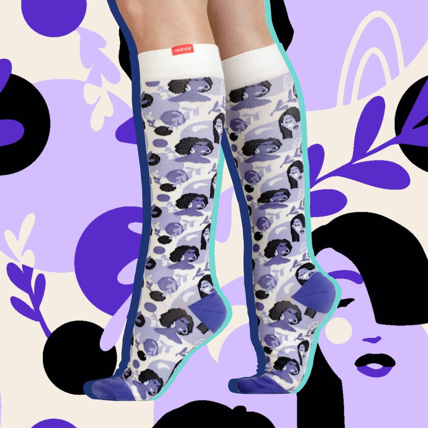Purple Reign socks from Vim & Vigr.