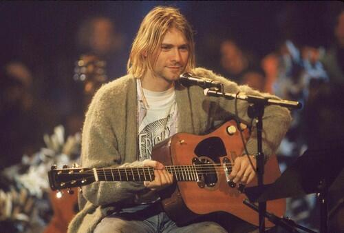 Pop culture passing : Cobain, 27, was found in his Seattle home with a self-inflicted gunshot wound to the head (although some still suspect murder) and a note to his wife, Courtney Love, and his daughter, Frances Bean, lying next to him. State of unrest: One third of Cobain's ashes were spread along the Wishkah River, a Washington waterway he wrote about in "Something in the Way." Love held onto the rest of the ashes in a pink teddy bear-shaped bag with a lock of his hair, until the sack was stolen in 2008. In a strange twist, a Berlin-based artist named Natascha Stellmach made headlines a few months later when she claimed to be in possession of the remains and was planning to smoke them as part of an art exhibit.