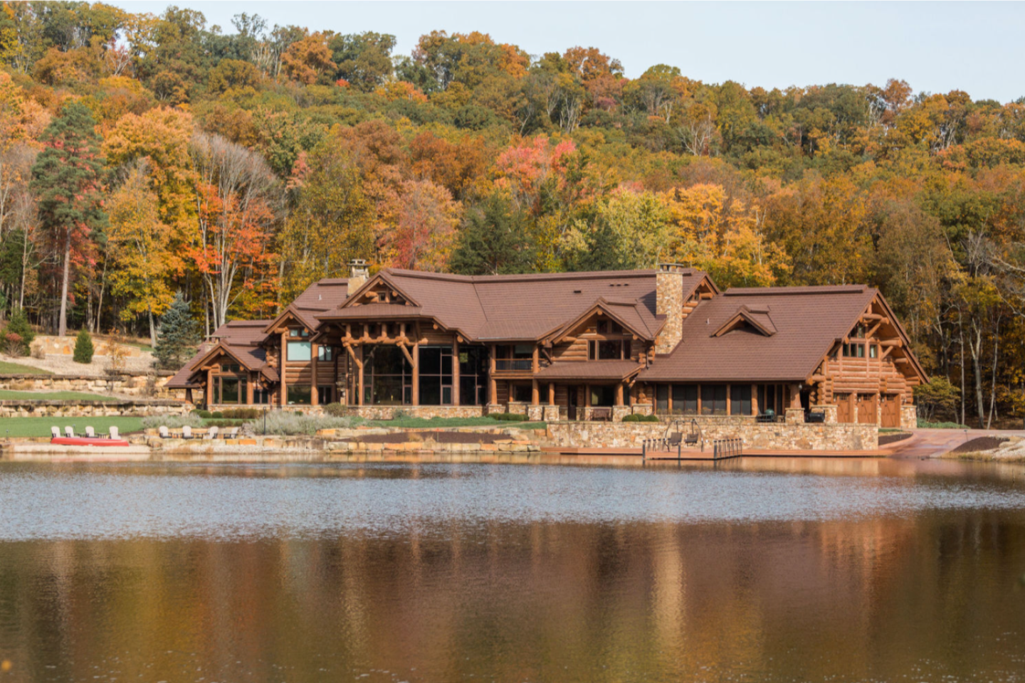 The 20,000-square-foot cabin.
