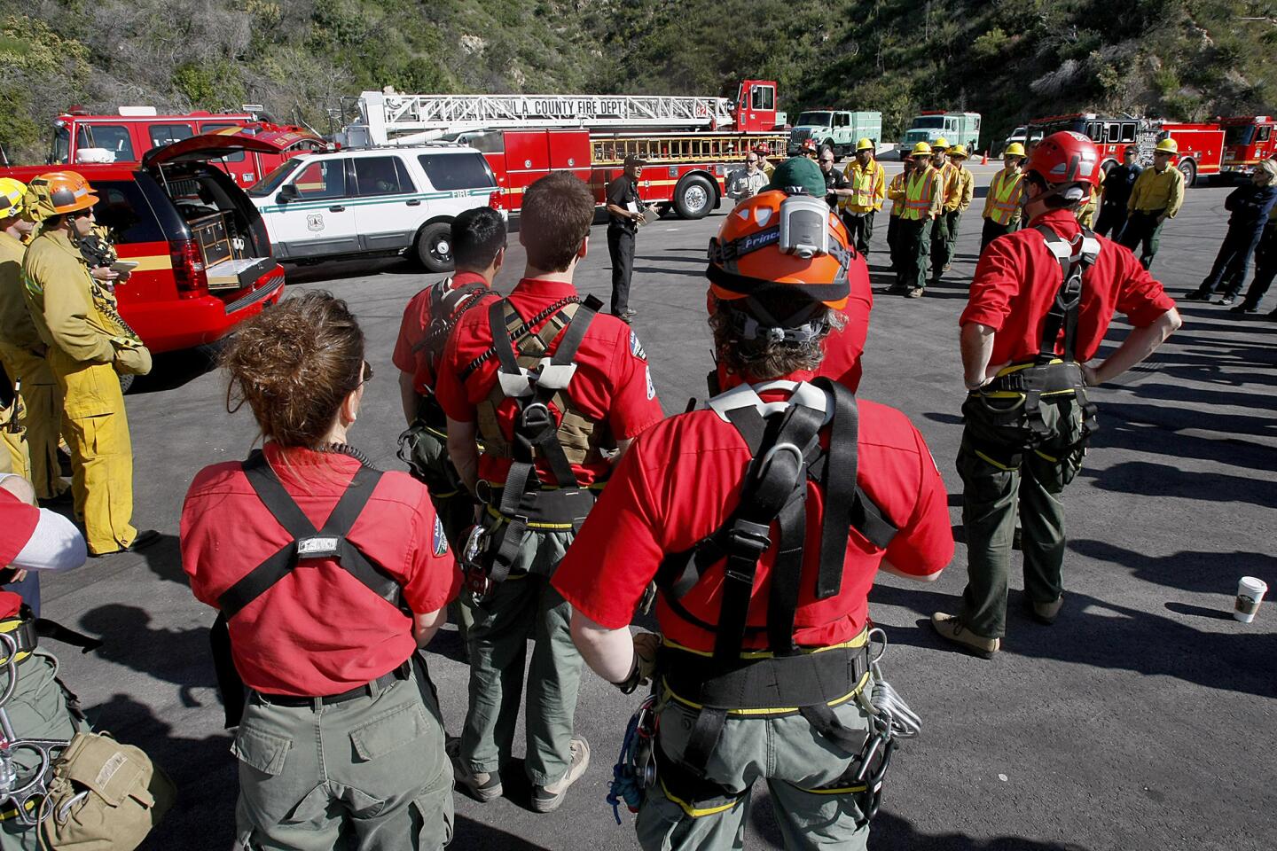 Photo Gallery: Local agencies train for mountain rescue