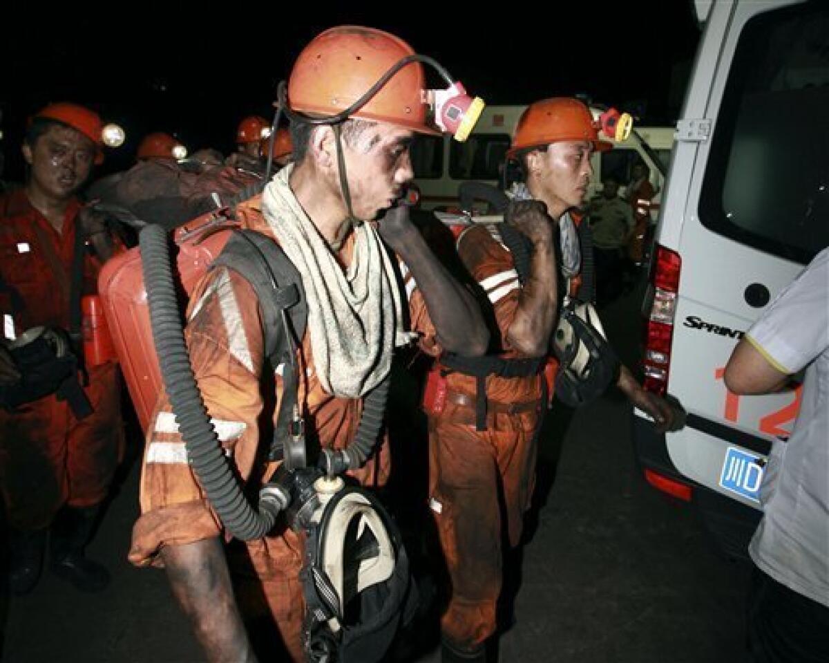 Underground coal mining accident in China