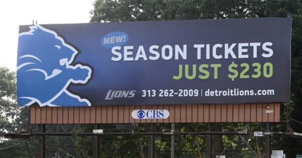 Detroit Lions not raising season-ticket prices for 2022, offering