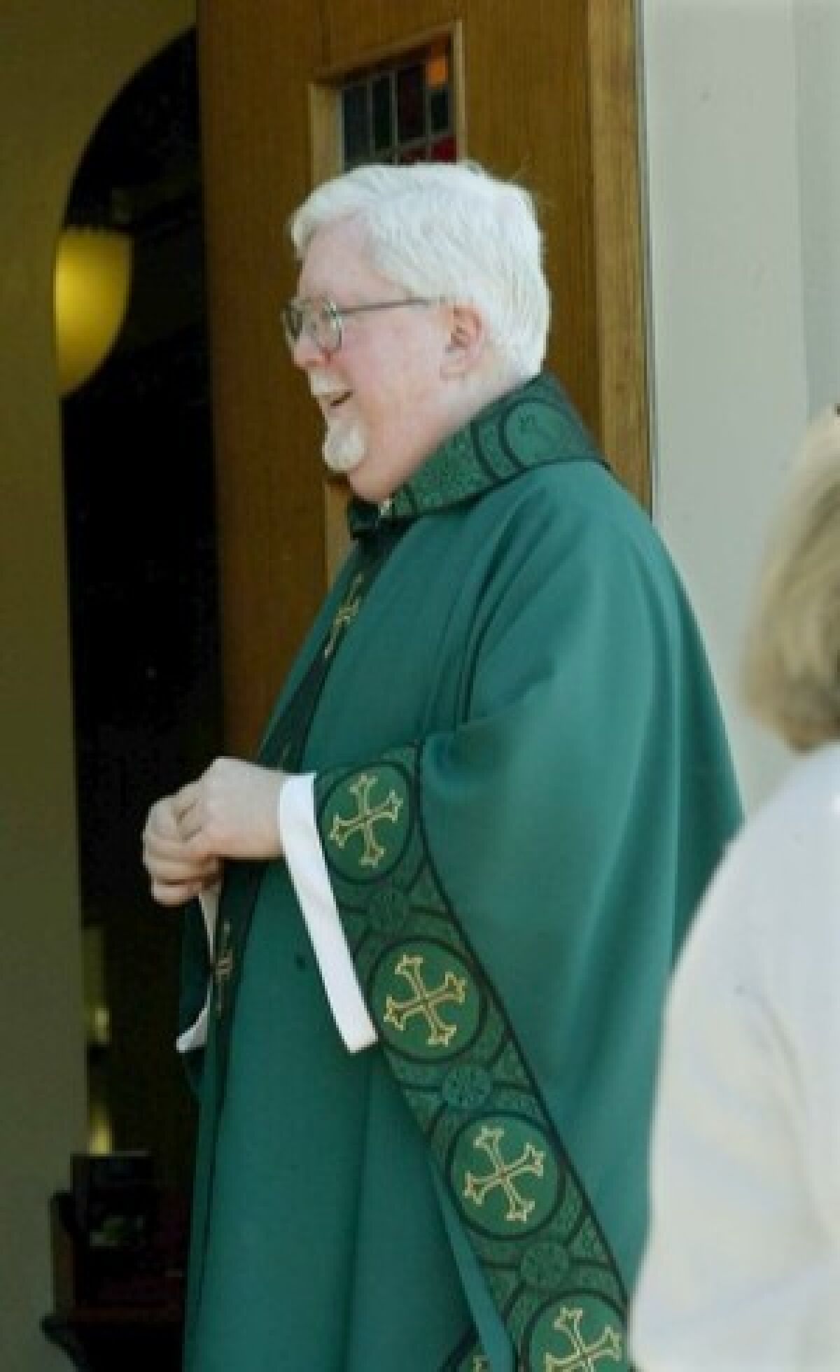 Testimony by Msgr. Richard Loomis (pictured) suggests there may be a paper trail showing Cardinal Roger Mahony was told about sex abuse.