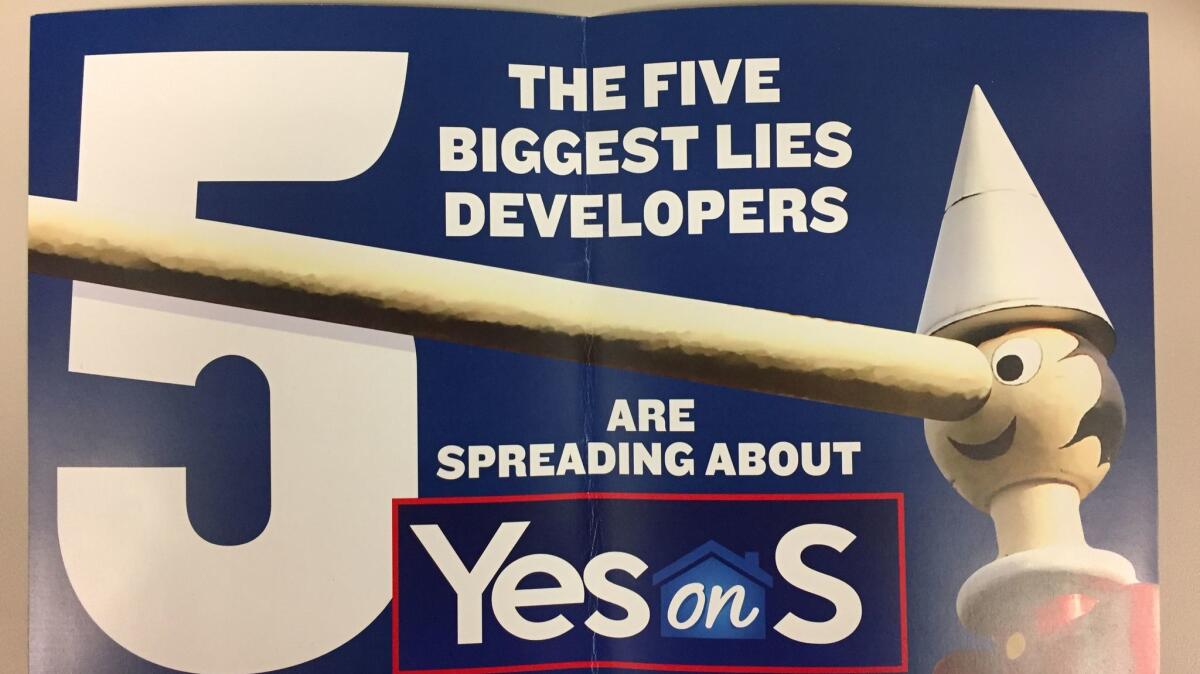 This Measure S campaign mailer is the real thing