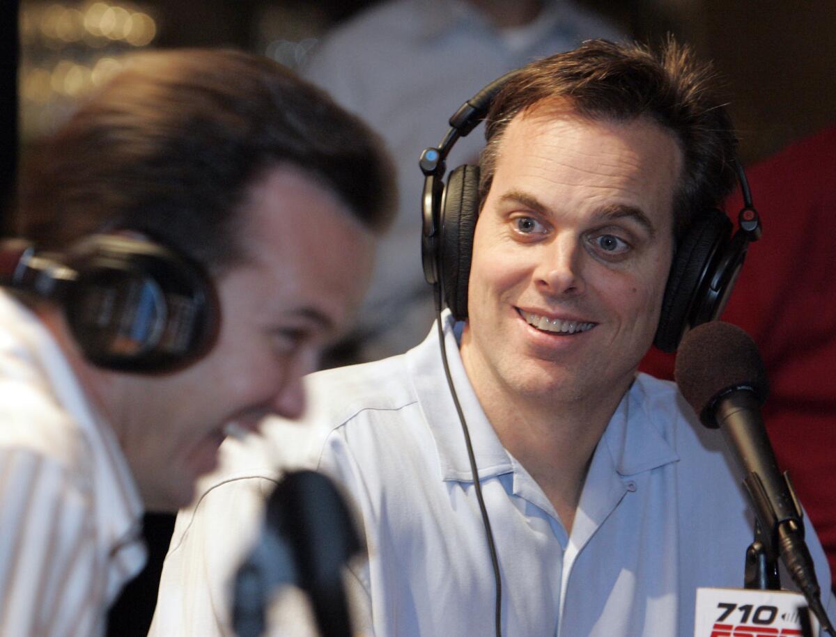 Colin Cowherd, shown in 2006, left ESPN after more than a decade with the network.